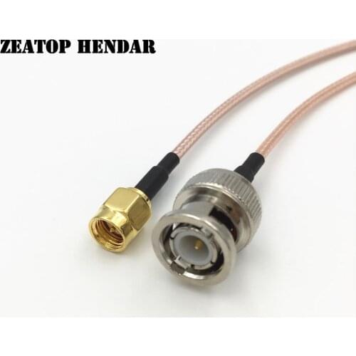 5Pcs RF RG316 Wire BNC Male to SMA Male Coaxial Extension Pigtal Cable Connector 15CM 20CM 30CM 50CM 1M 2M