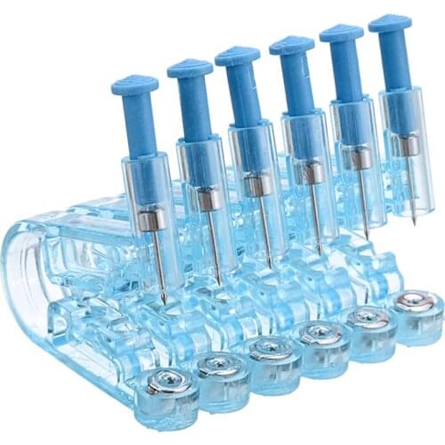 6pcs/Set Ear Piercing Kit Asepsis Disposable Healthy Safety Earring Piercer Tool Machine Kit Studs Body Jewelry Piercing