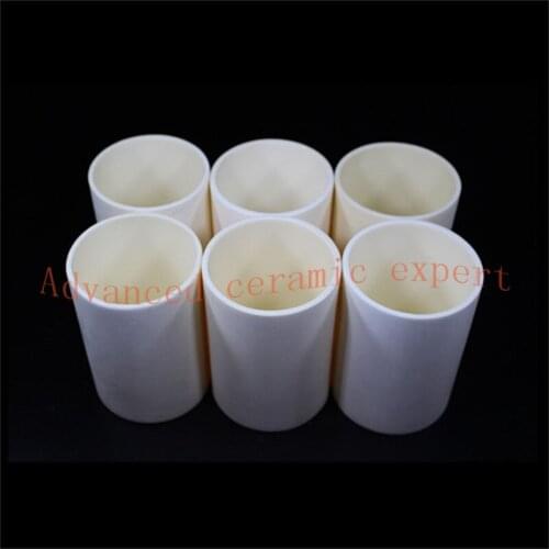 99.5%Al2O3 High Thermal Corundum Crucible D50*H80mm/Alumina Cylindrical Crucible /Refractorye Ceramics