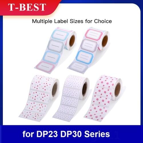 Aibecy Colorful Thermal Printing Label Paper Price Tag Self-Adhesive Label Printer Sticker for DP23 DP30 Series