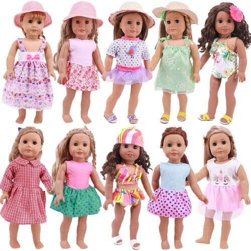 Promotions!!!Doll Clothes Unicorn Dress For 18 Inch American of Girl`&43CM Baby New Born Doll &38cm Nenuco Ropa Y Su Hermanita