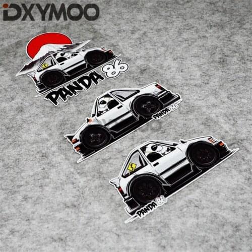 Car Reflective Stickers for Sun PANDA 86 GK5 Motorbike Decoration Decals