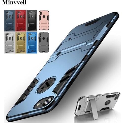 Case For iPhone SE 2020 SE2 XS MAX XR 8 7 Plus X PC+TPU Hybrid Shockproof Armor Rugged Case For iPhone 6 6S X Stand Cover Cases