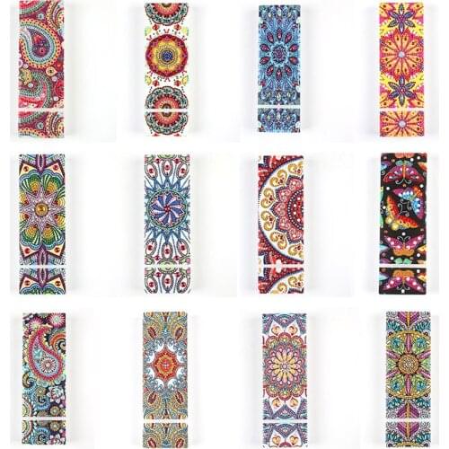 5D DIY Special Shaped Diamond Painting Stationery Pencil Box Embroidery Mandala Rhinestones Art Diamond Storage Case Gifts