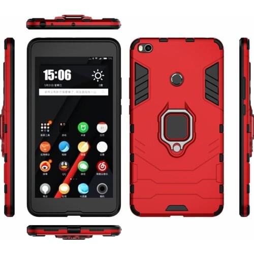 Phone Holder Finger Ring Case for Xiaomi Mi Max 2 Magnetic Armor Shockproof Cover on the for Xiomi Mi MAX 2 MAX2 MIMax2 Funda