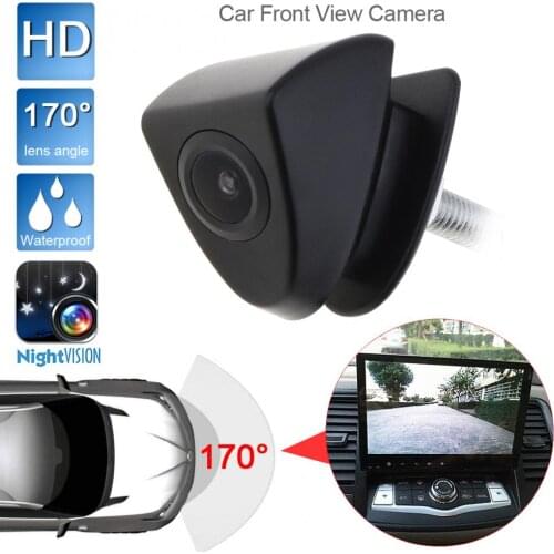 DC 12V 420 TVL Waterproof Car Front View Camera Night Vision 170 Wide Degrees Logo Embedded Fit for Toyota