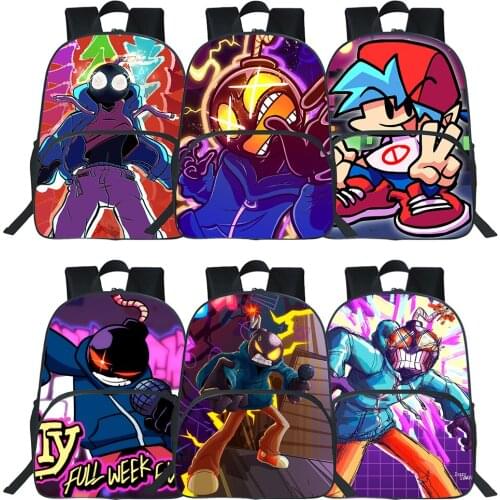 Friday Night Funkin Backpack Cosplay Children School Bag Men Travel Bag Back To School Bookbag Teen Backpack Game Mochila