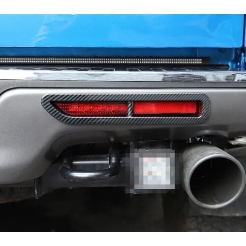 For Ford Raptor F150 2017 2018 2019 2020 Exterior ABS Chrome Rear Foglight Cover Trim Tail Fog Light Lamp Cover Trim Accessories