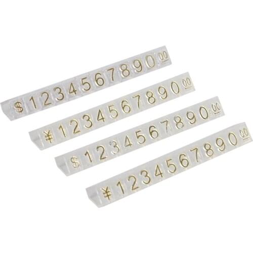 Dollars Currency Sign Stand Tag for Jewelry Price Tags Cubes