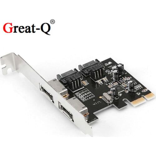 Great-Q Hot PCI E PCI Express to SATA 3.0 eSATA Adapter Converter Extension Card