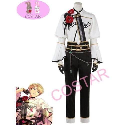 Game Ensemble Stars Knights Cosplay Costumes Tsukasa Leo Izumi Ritsu Arashi Suit Fancy Halloween Carnival Uniforms Custom Made
