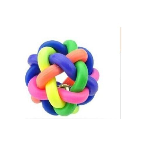 LHXMAS PET TOYS Color Bell Ball Rabbit toy Parrot foot toy Hamster Toy