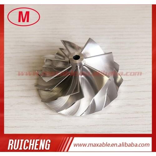 K04 reverse 51.03/61.98mm 7+7blades turbo aluminum 2618/millining billet compressor wheel for turbo