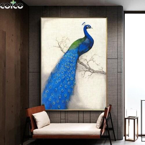 Flamingo Phoenix Bird Peacock Painting On Canvas Modern Home Decor Wild Animals Wall Art Picture Study Decrative Print Poster