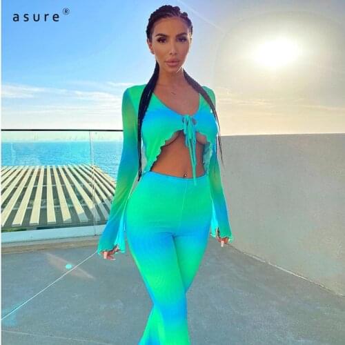 Two Piece Set Women Sexy Outfit Summer Tracksuit Female Clothing 2021 Crop Tops Pants Office Suits Sportswear Vendors S134691G