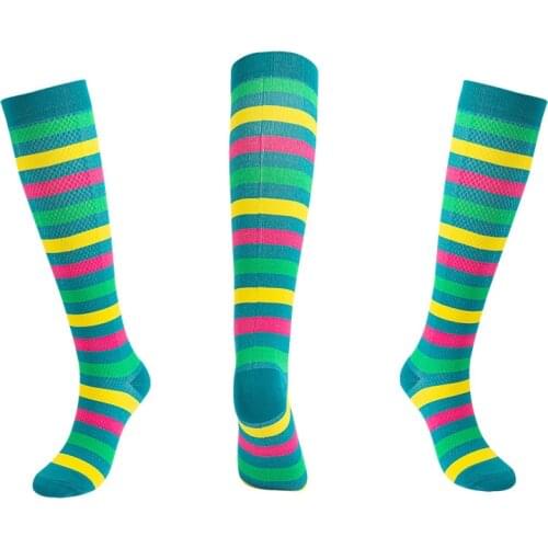 Compression stockings Cycling hiking Running football socks Nylon Crossfit Golf Anti-swelling Outdoor sports compression socks