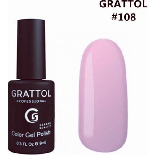 GRATTOL Professional Gel Polish #108 Semi Permanent Vernis 9ml Soak Off Nail Art UV Gel Primer Gel Varnish Soak Off UV LED Gel