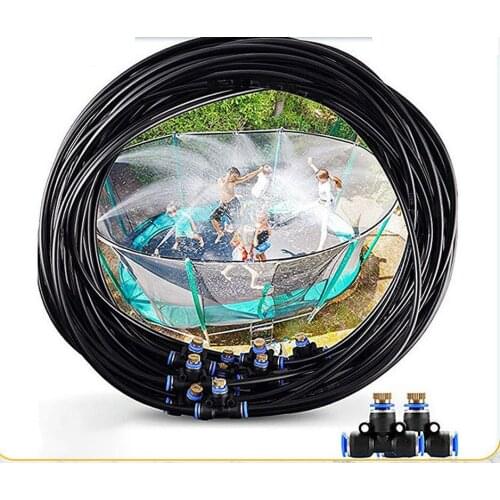 1pc trampoline sprinkler outdoor sports childrens toys water sports trampoline water hose sprinkler 13.5mm