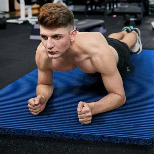 Plus Size Non-slip Workout Yoga Mat For Men Fitness Tasteless Pilates Gym Exercise Thicken Sports Pad Gymnastics Tapete