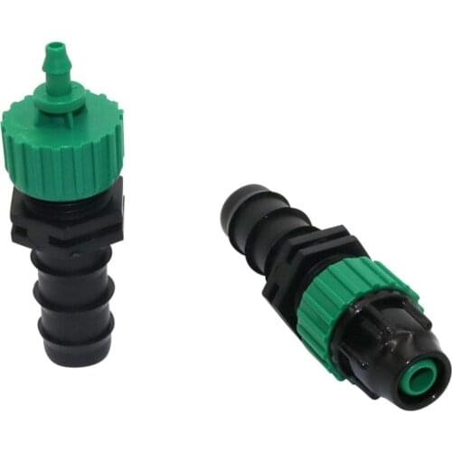 Agriculture Irrigation 16mm Hose Connector to 4mm or 8mm Automatic Drip water irrigation Pipe adapter Fittings 1 Pcs