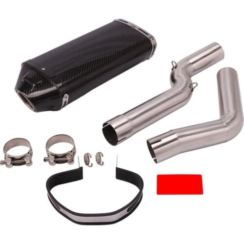 For Honda CBR1000RR CBR600RR F5 Motorcycle Exhaust Pipe 2 Mid Pipe Slip On 51mm Escape No DB Killer Reserve Original Catalyst