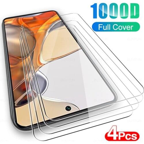 4Pcs 6.67 inches protective glass for Xiaomi Mi 11T Pro Phone Film screen ptotector films Xiomi 11T mi 11 t Pro safty sklo film