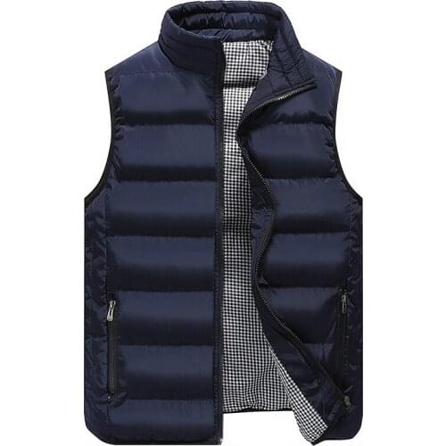 2019 New Autumn Winter Vest Men Warm Sleeveless Jacket Waistcoat Mens Vest Fashion Casual Coats Mens Size 5XL