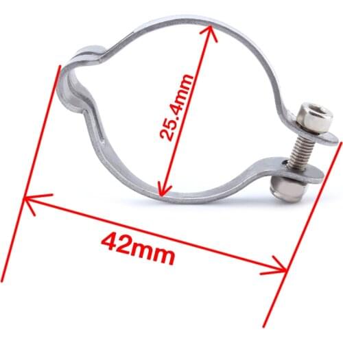 5pcs Bicycle Brake Cable Clamp Disc Brake Cable Pipe Line Clamp Brake Shifter Tube Clamp 25.4mm Vintage Bicycle Accessories
