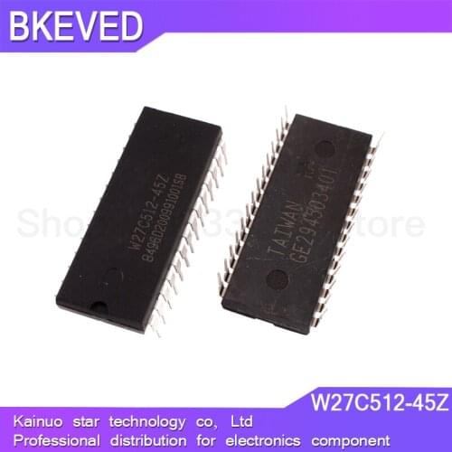 5PCS W27C512-45Z DIP W27C512 DIP-28 27C512-45Z DIP28 27C512-45 W27E512-12