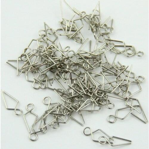 500pcs 6*15mm Metal hooks connector steel beads hanging rings