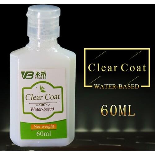 60ml Gilding Glue Varnish Water-based Clear Coat Paint for Gold Leaf Protection Mix with Pearl Powder Glitter Powder Decoration