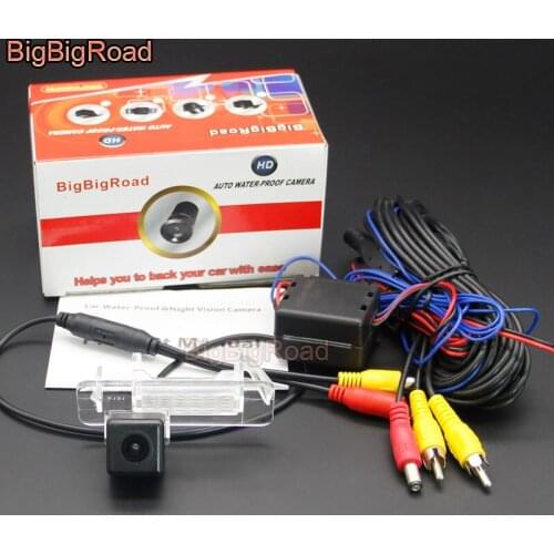 BigBigRoad For Mercedes Benz Smart Fortwo 2007-2012 2014 Car HD Rear View Parking CCD Camera Auto Backup Monitor Waterproof