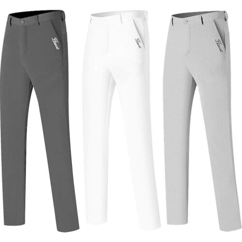 New Quick Dry Mens Pants Golf Clothing Outdoor Sports Breathable Quick-drying Sunscreen Trousers Free Shipping Golf Wear