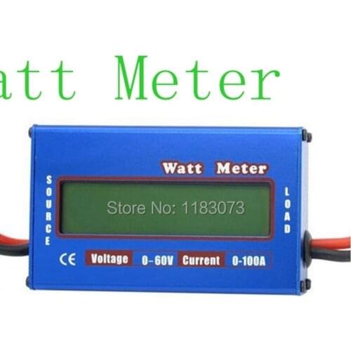 Digital LCD For DC 60V/100A Balance Voltage RC Battery Power Analyzer Watt Meter 10pcs/lot Brand New Free Shipping