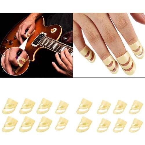 8pcs Alaska Guitar Picks Adjustable Finger Picks Medium and Large Alaska Picks Plectrums Stringed Instrument Accessories