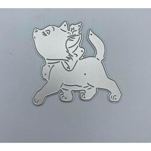 Cute cat Metal Cutting Dies Stencil DIY Scrapbooking Photo Album Decor Embossing Cards Making DIY Crafts