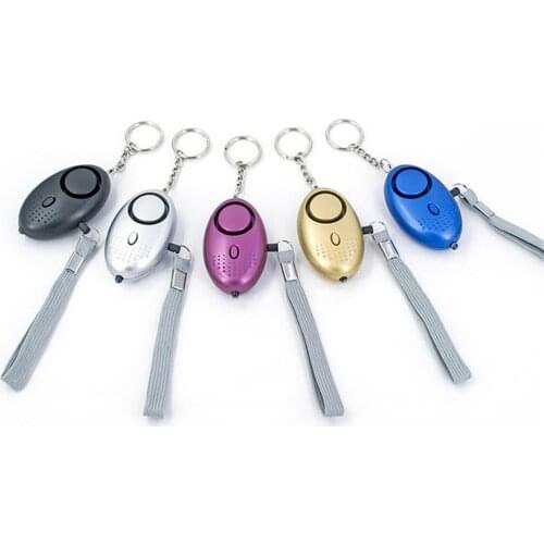 Alarm Personal Security Keychain LED Light 130db Safesound Self Defence Emergency Alarm for Women Kids Purse Bag Backpack Clip