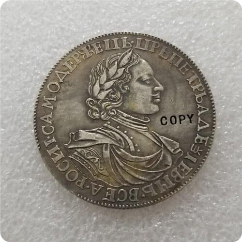 1719 RUSSIA 1 ROUBLE Copy Coin commemorative coins-replica coins medal coins collectibles