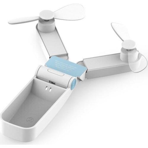 Summer Portable Mini Fan Handheld USB Chargeable Foldable Fans Adjustable Small Air Cooler For Outdoor Travel Office