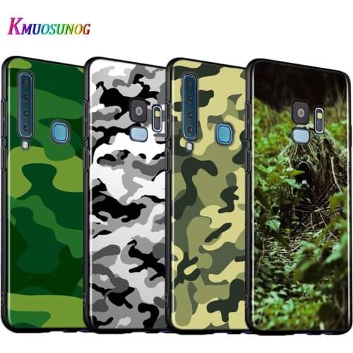 Army Camo Camouflage Silicone Cover For Samsung Galaxy A9 A8 A7 A6 A6S A8S Plus A5 A3 Star 2018 2017 2016 Phone Case