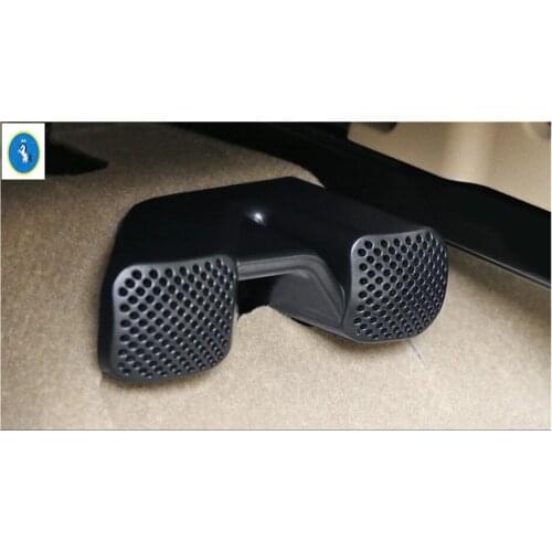 Yimaautotrims Seat Under Heat Floor Air Conditioner AC Duct Vent Outlet Dust Plug Cover Trim Fit For Renault Koleos 2017 - 2020