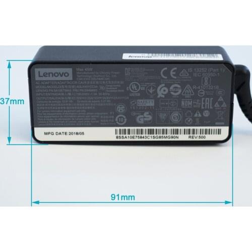 1pc Original Genuine Lenovo 45W 20V 2.25A Type C USB C Power Charger Adapter