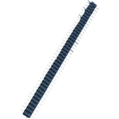 2.54mm Plastic 5mm Single Double Row Male 40P PCB Board Pin Header Connector Pinheader 1*40p 2*40p Total length 11.6mm 11.5mm