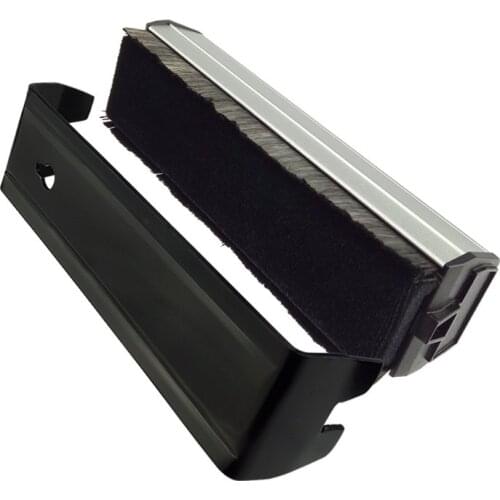 2 in 1 Carbon Fiber+ Velvet Vinyl Record Anti Static Cleaning Brush Dust Remover for LP Vinyl Records Tools