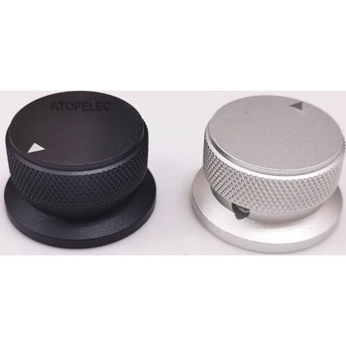34*20mm Solid Full Aluminum Knob HiFi Hi-End Audio AMP DAC CD Potentiometer Volume Control 6mm Shaft CNC Machined Anodized