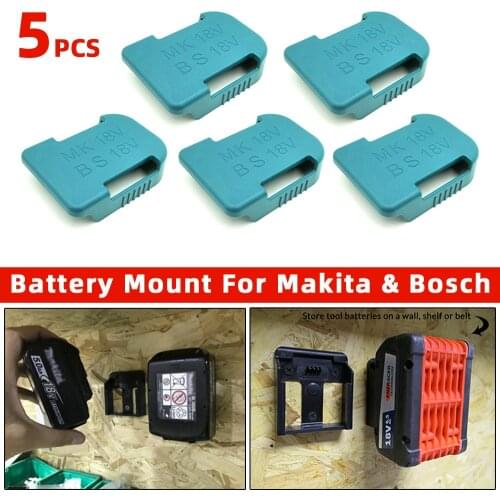 Makita 18V Fixing Devices 5Pcs Battery Storage battery case battery holder Rack Holder Case for Makita 18V Fixing Devices