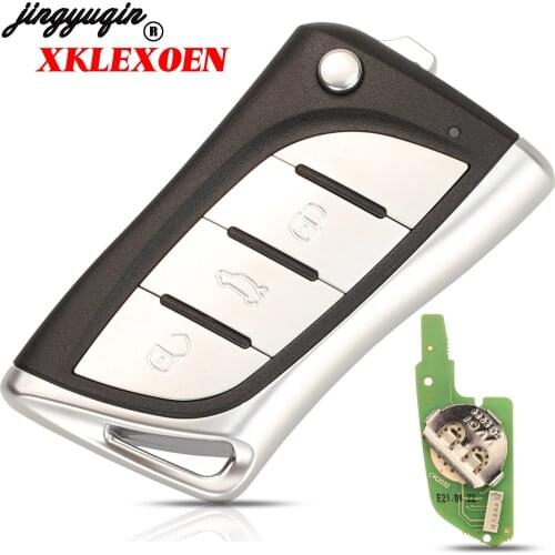Jingyuqin 3 Buttons XKLEX0EN Wired Universal Remote Car Key Xhorseor For VVDI2 MINI Key Tool Max Programmer For Lexus Design