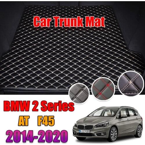 Leather Car Trunk Mat Carpet Tail BMW 2 AT Cargo Liner For BMW 2 Series Active Tourer 2014-2020 Trunk Boot Mat BMW F45 Liner Pad