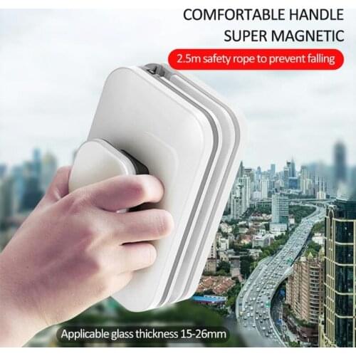 T21D Magnetic Glass Wiper Wash Window Magnets Double Side Cleaning Magnetic Brush for Washing Windows Home Cleaner
