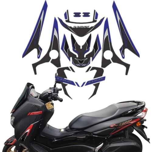 3D Gel Tank Body Moto protection Sticker Motorcycle Front Rear Fairing Fuel Sticker Decals kit For Yamaha NMAX 155 nmax155 2020